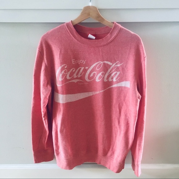 Coca Cola Tops - Coca-Cola Vintage Red Logo Crewneck Sweatshirt EUC